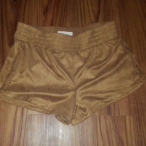 Faux Suede Shorts (from Tillys)